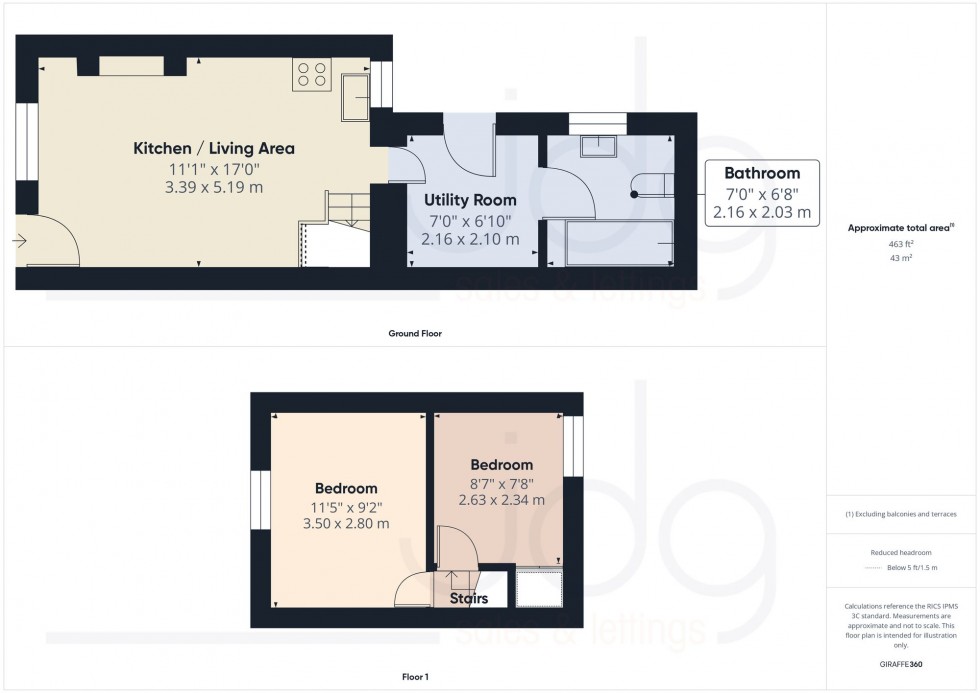 Floorplan for Eastham Street, Lancaster, LA1