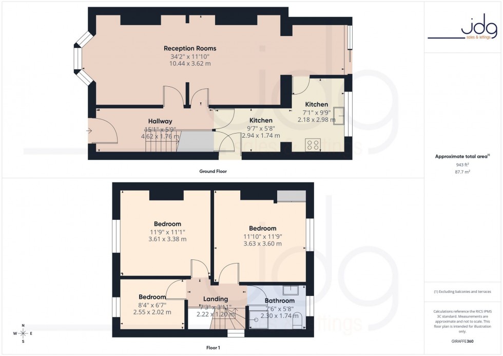 Floorplan for Yealand Avenue, Heysham, LA3