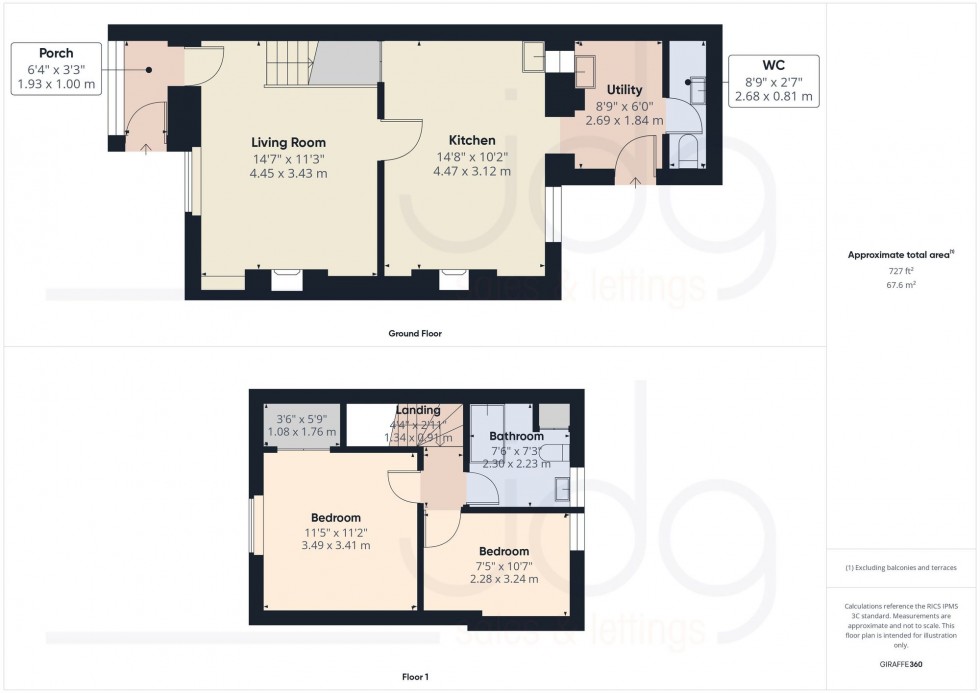 Floorplan for St. Michaels Lane, Bolton Le Sands, LA5