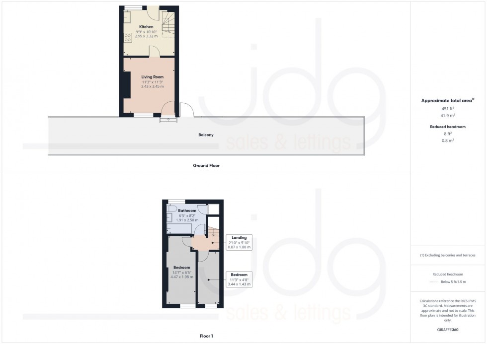 Floorplan for Clarendon Road, Lancaster, LA1