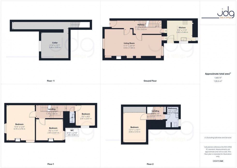 Floorplan for Lindow Square, Lancaster, LA1