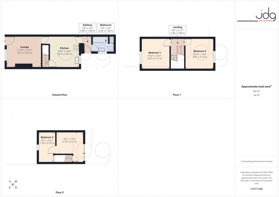 Floorplan for Hinde Street, Lancaster, LA1