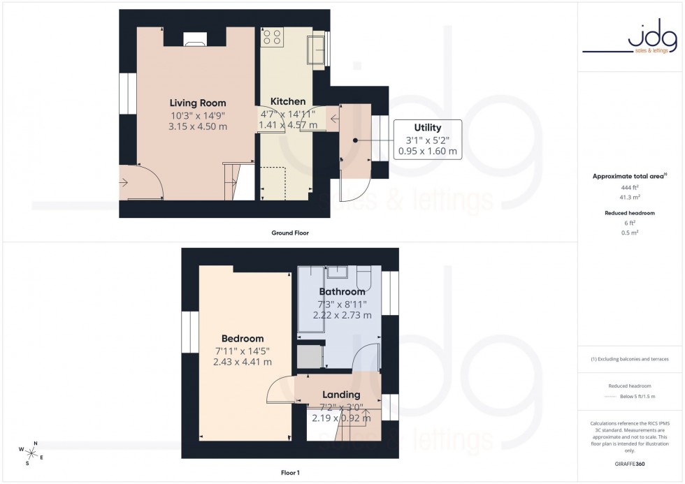Floorplan for Damside, Ellel, LA2