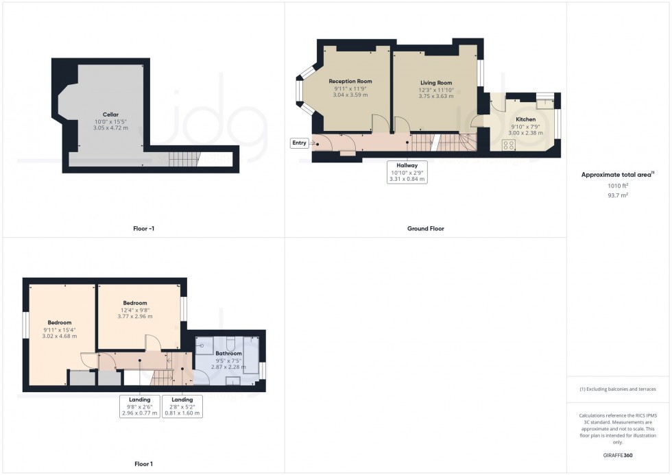 Floorplan for Bowerham Road, Lancaster, LA1