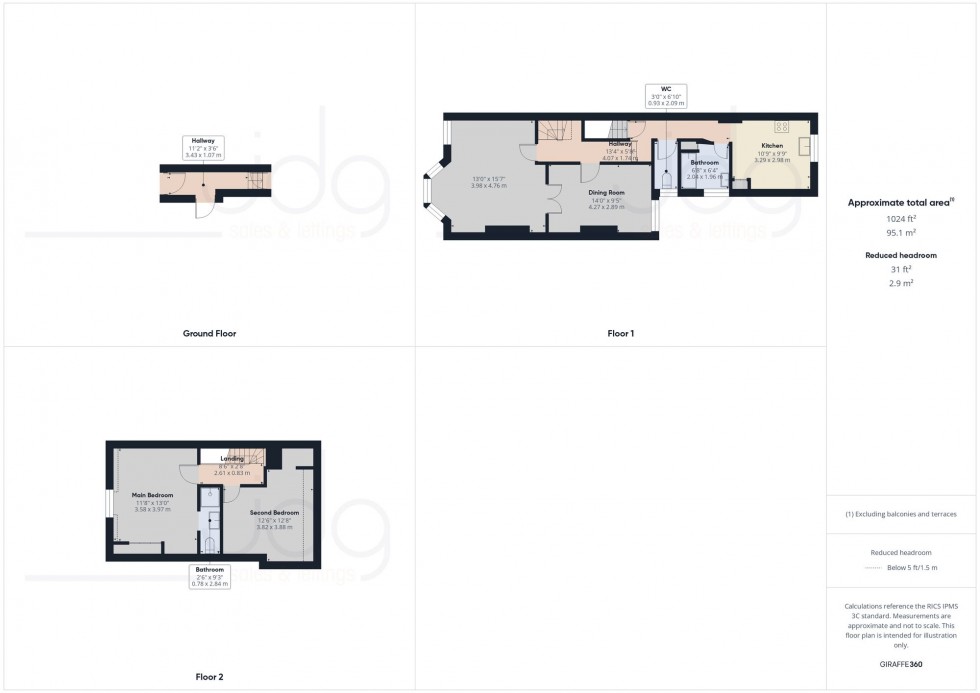 Floorplan for Park Street, Morecambe, LA4