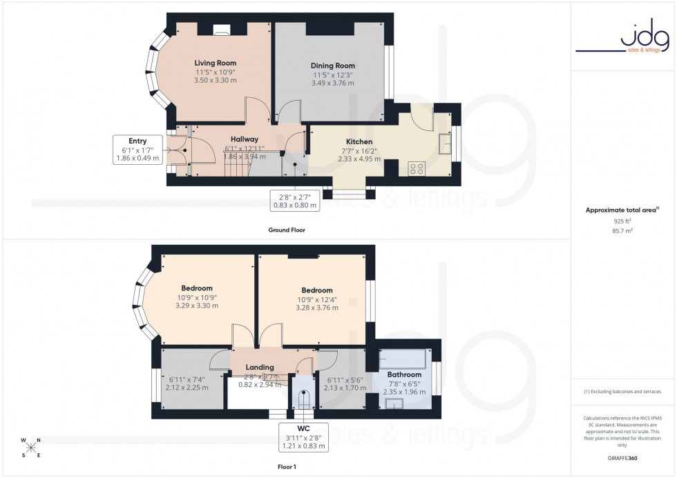 Floorplan for Torrisholme Road, Lancaster, LA1