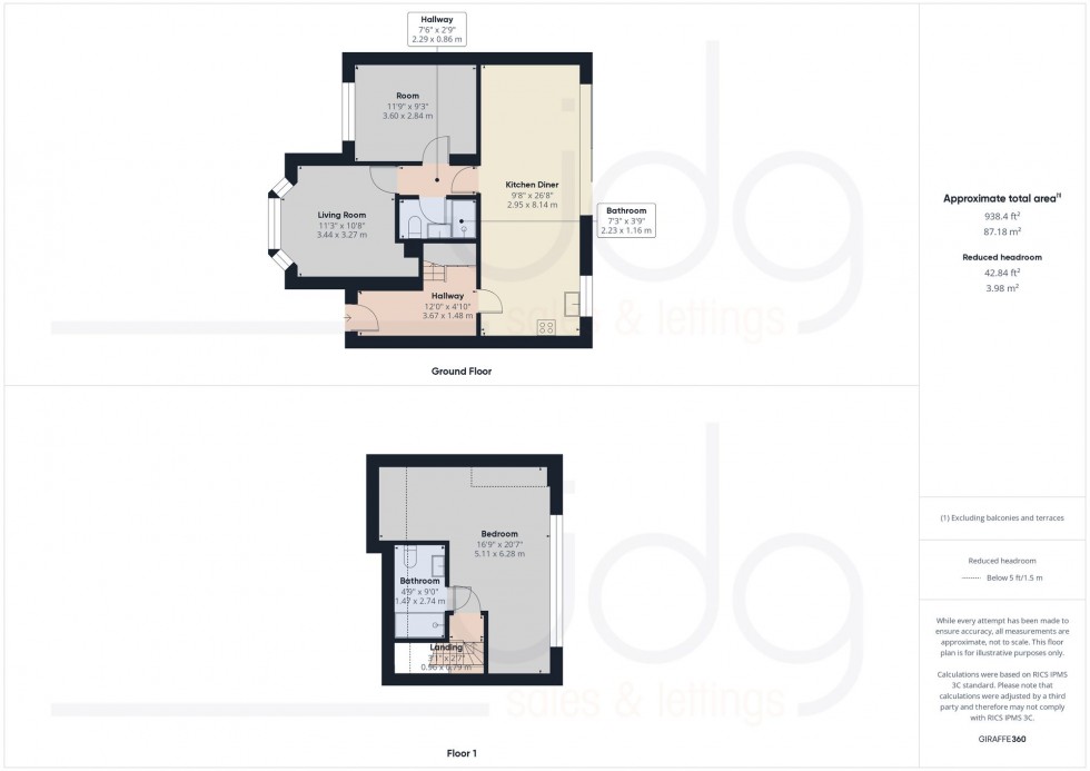 Floorplan for Easdale Avenue, Morecambe, LA4