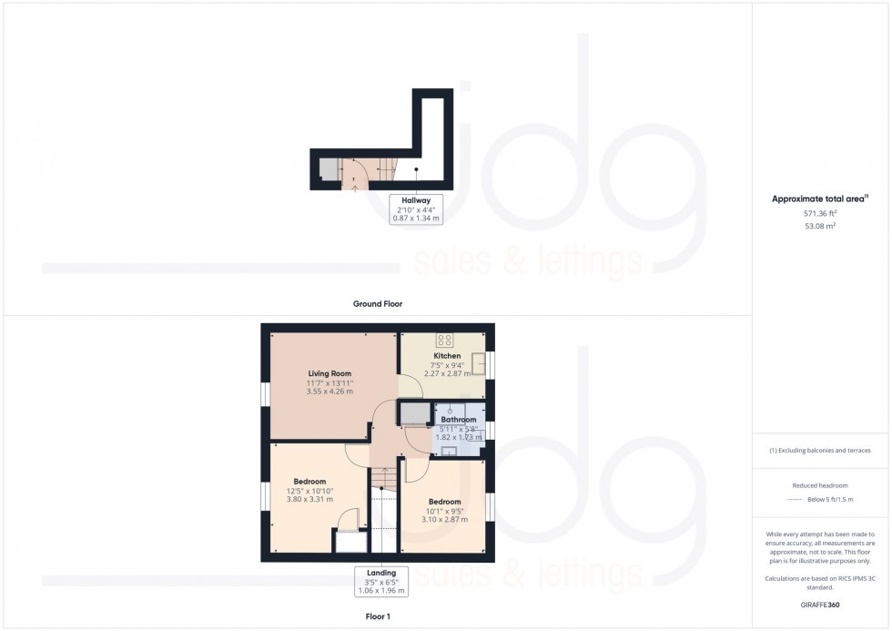 Floorplan for Albion Mews, Lancaster, LA1