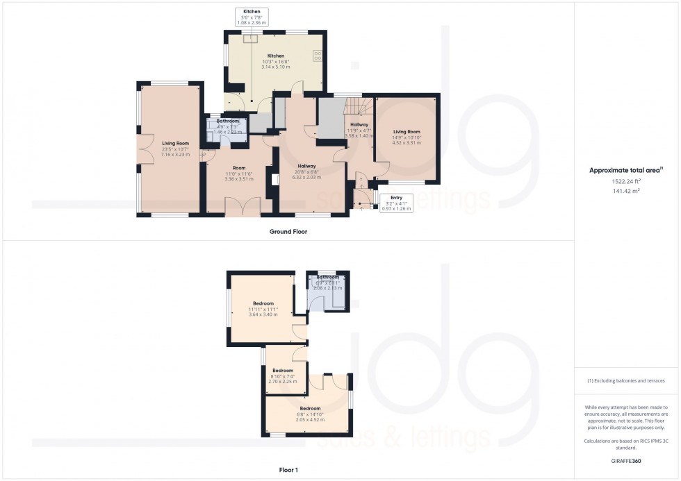 Floorplan for Blea Tarn Road, Scotforth, LA2