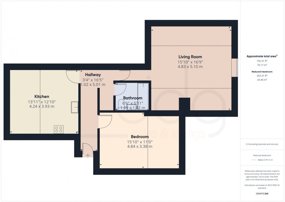 Floorplan for High Street, Highmount House High Street, LA1