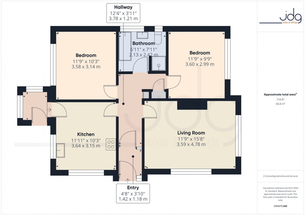 Floorplan for Merefell Road, Bolton Le Sands, LA5
