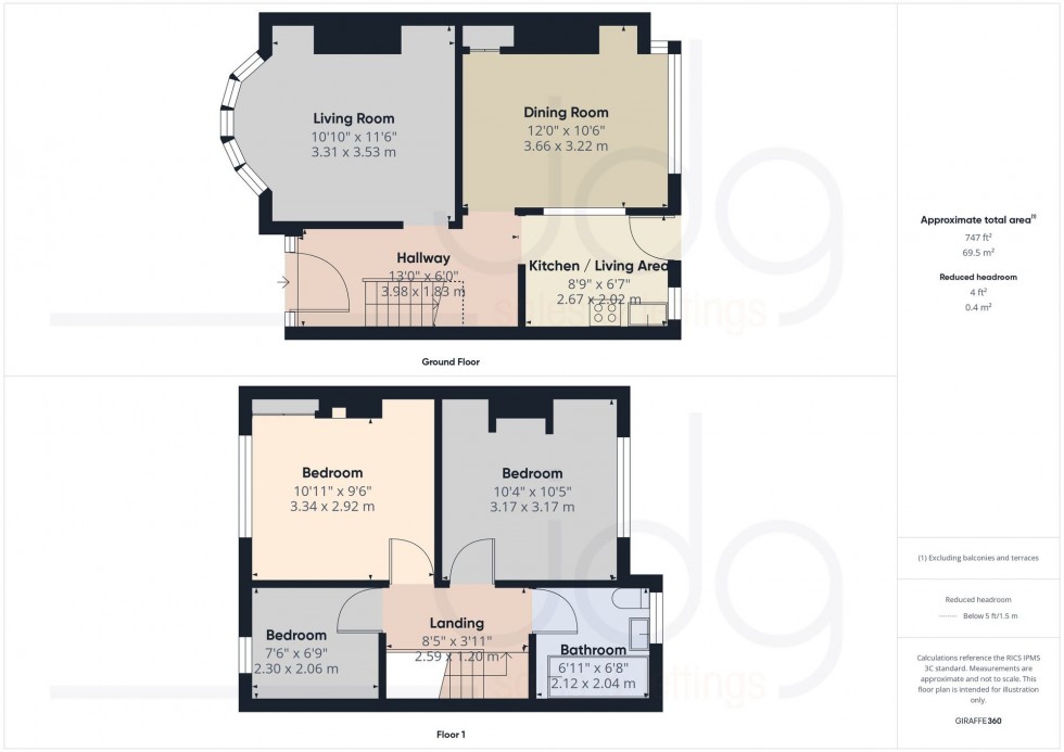 Floorplan for Laburnum Road, Lancaster, LA1