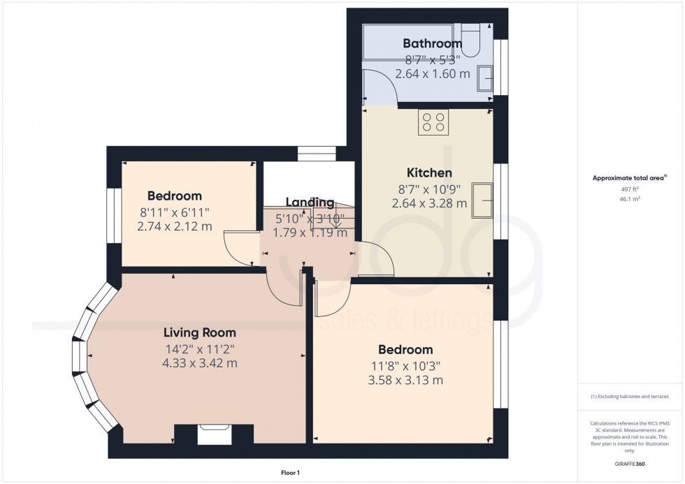 Floorplan for Norton Road, Heysham, LA3