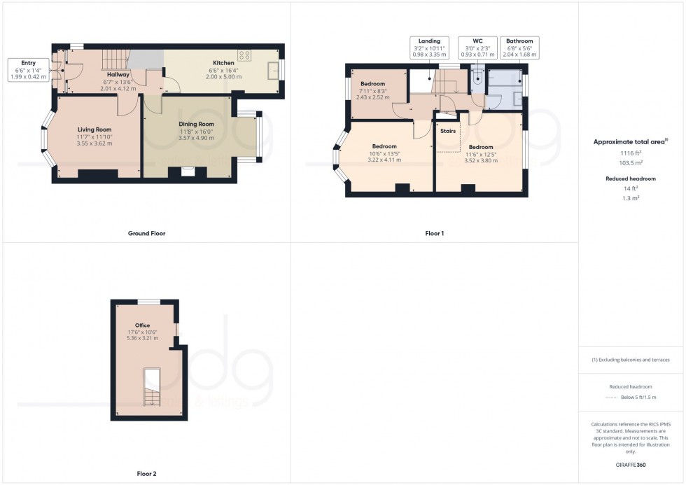 Floorplan for Lake Grove, Morecambe, LA4