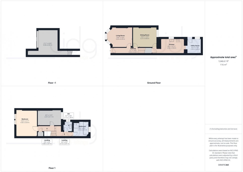 Floorplan for Vale Road, Lancaster, LA1