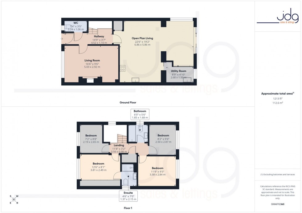 Floorplan for Nairn Road, Lancaster, LA1