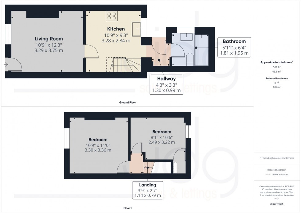 Floorplan for Ruskin Road, Lancaster, LA1