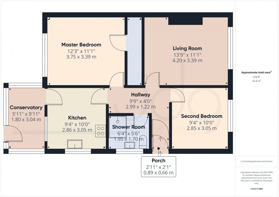 Floorplan for Leachfield Road, Galgate, LA2