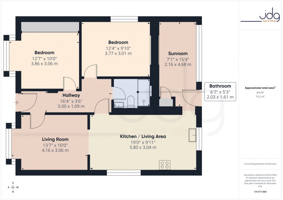 Floorplan for Sunnyfield Avenue, Morecambe, LA4