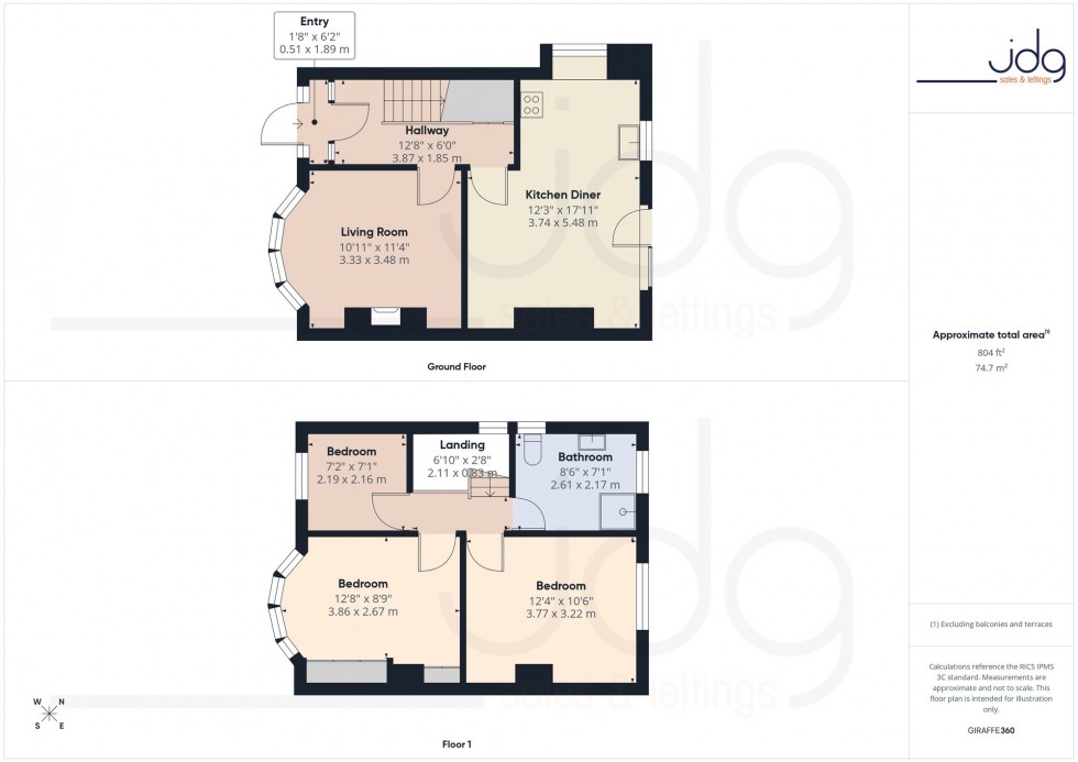 Floorplan for Torrisholme Road, Lancaster, LA1