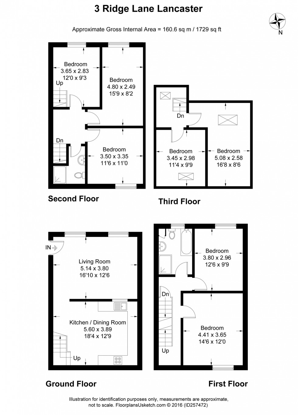 Floorplan for Ridge Lane, Lancaster, LA1