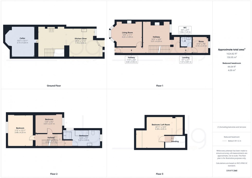 Floorplan for Scotforth Road, Lancaster, LA1