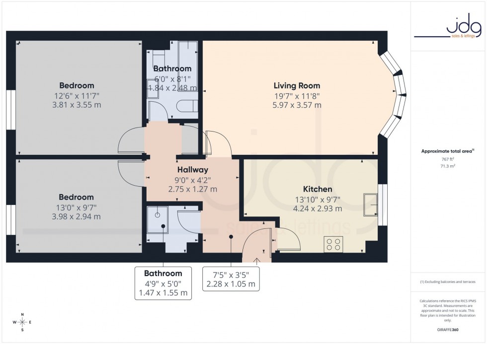 Floorplan for Bare Lane, Princes Court Bare Lane, LA4