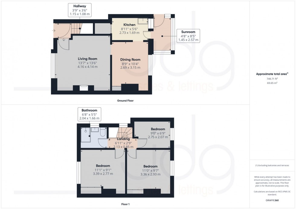 Floorplan for Hawksworth Grove, Heysham, LA3