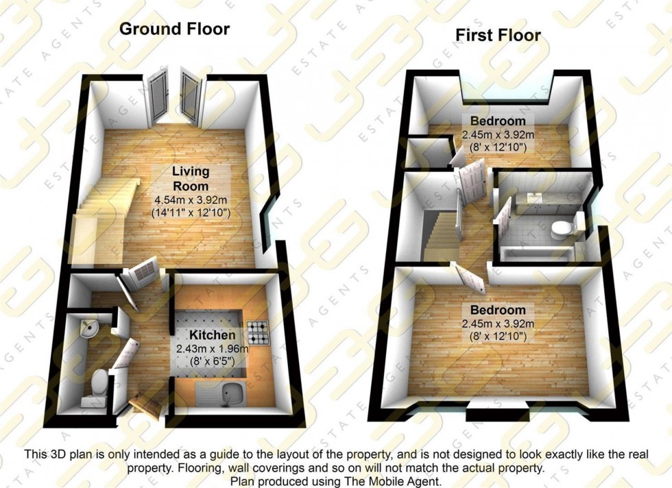 Floorplan for Masonfield Crescent, Lancaster, LA1
