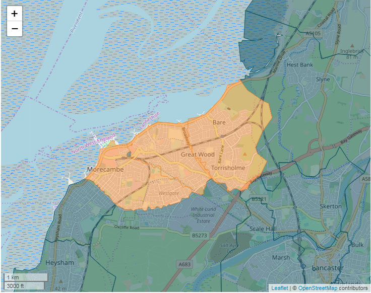 to LA4 Living in LA4 Living in Bare Living in Torrisholme JDG